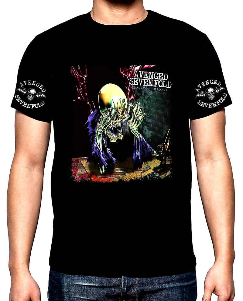 T-SHIRTS Avenged Sevenfold, Diamonds in the rough, men's  t-shirt, 100% cotton, S to 5XL